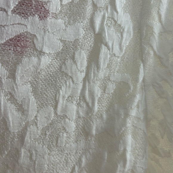 Adrianna Papell Elegant White Lace Top - Picture 2 of 4